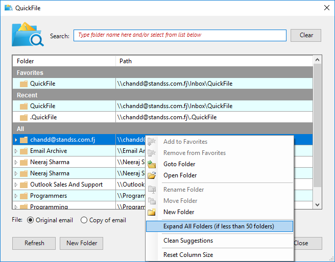 Speed Issue when Expand All Folders is enabled. Standss (South